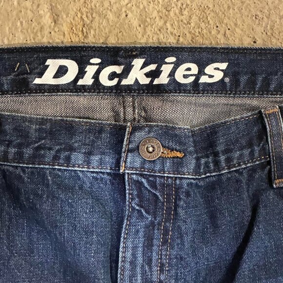 Dickies Baggy Blue Jeans Waist - Picture 3 of 5